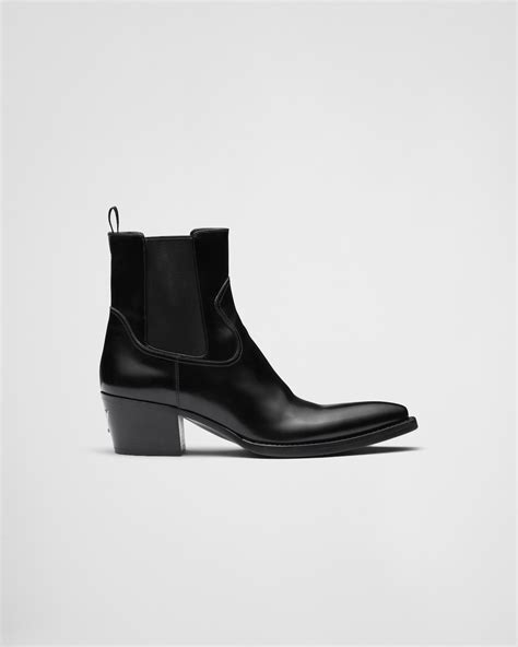 prada stiefeletten damen|Damen Stiefel, Stiefeletten, Ankle & Chelsea Boots .